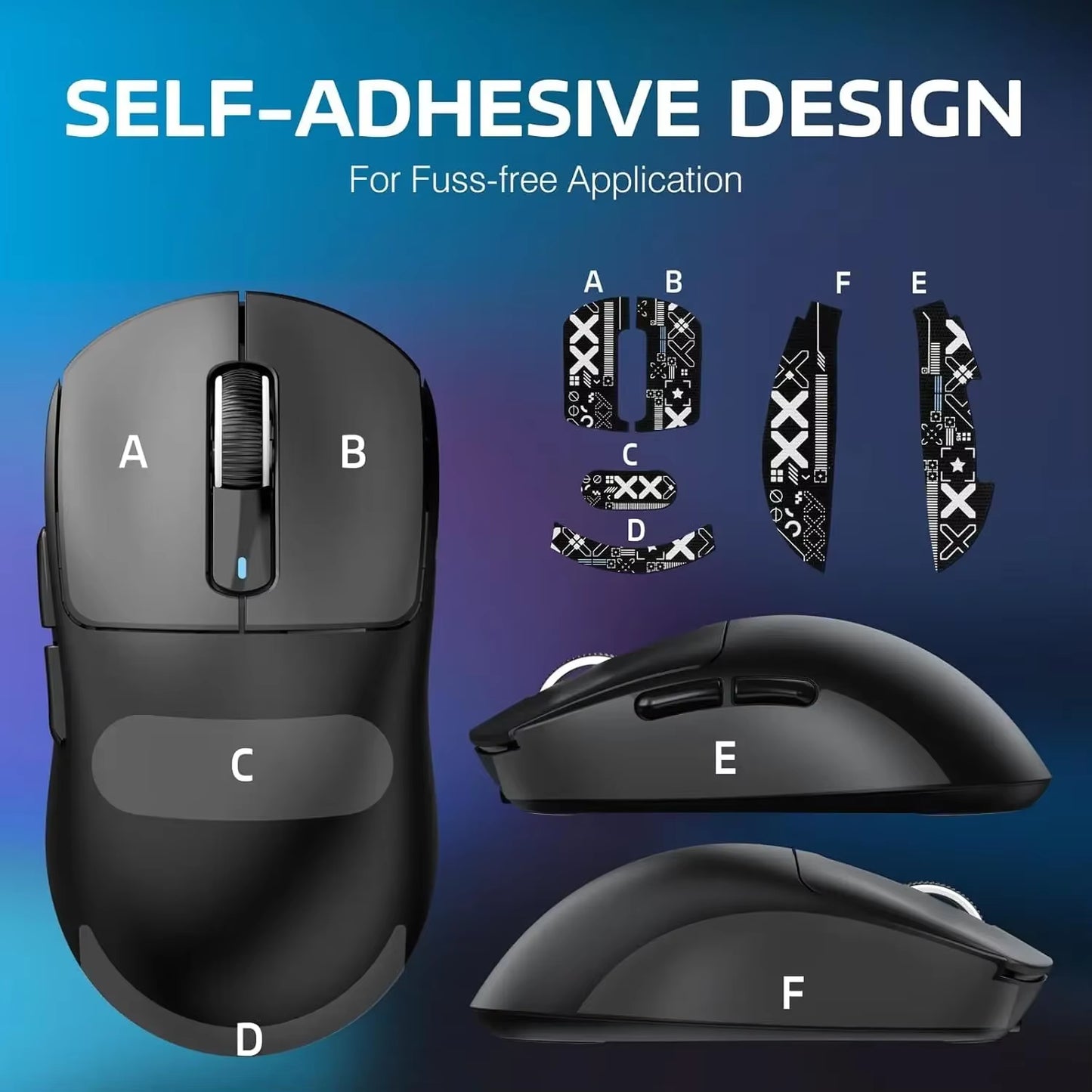 ATTACK SHARK X3PRO 4K/8K Lightweight Wireless Gaming Mouse with Its Own Anti-Slip Mouse PAW3395 26Kdpi Bluetooth Mouse