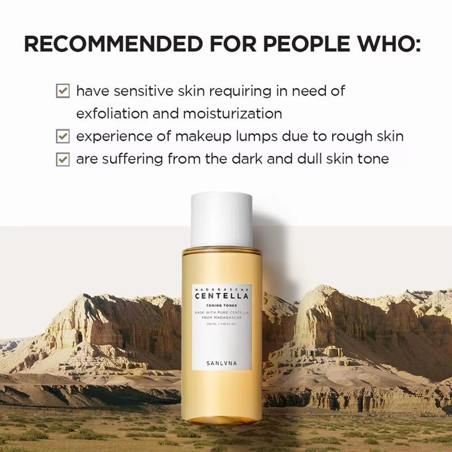 Centella Asiatica Toner Daily Skin Care Moisturizing Tender Centella Asiatica Skin Care Set Moisturizing Care Products