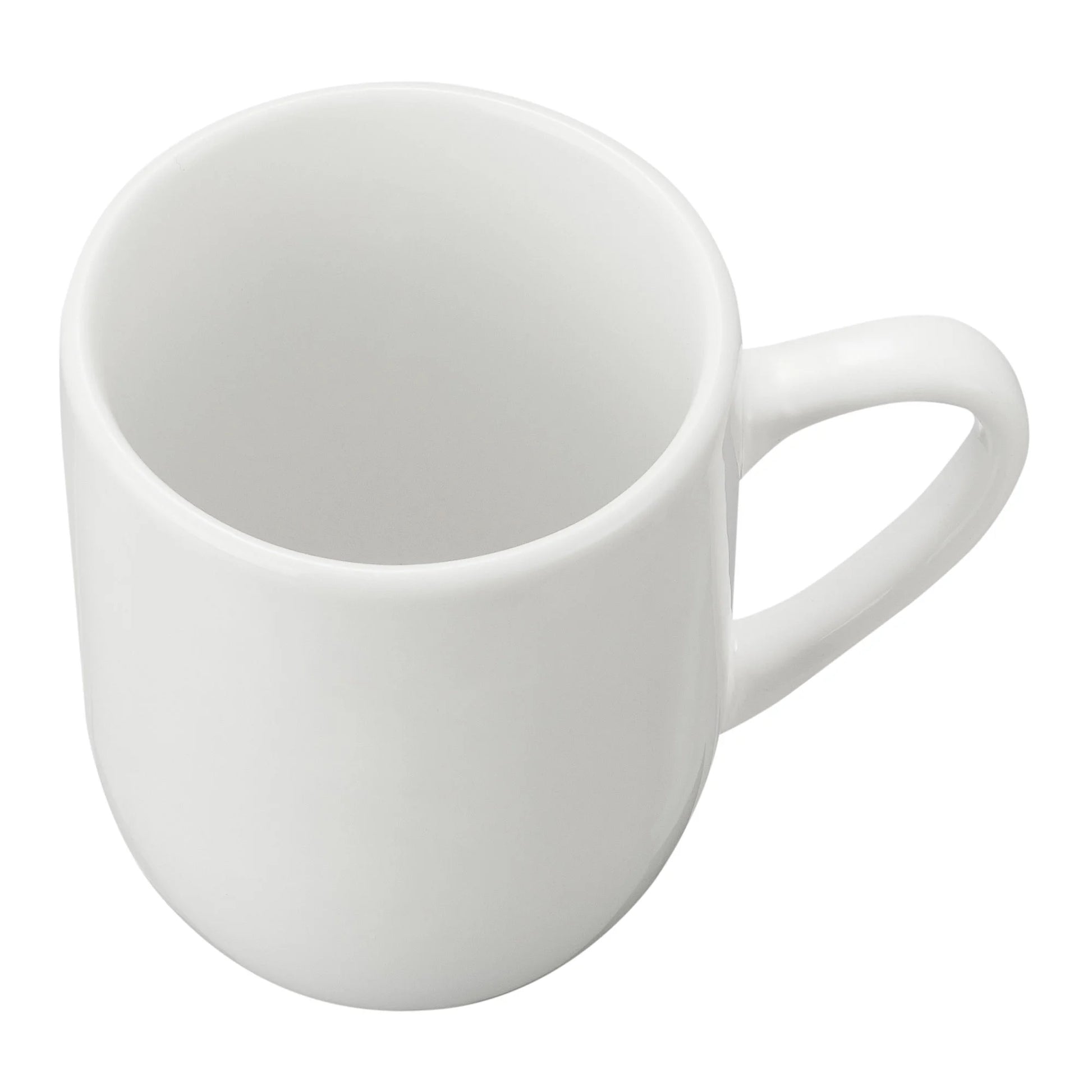 Glazed White Stoneware 12 - Ounces Mug