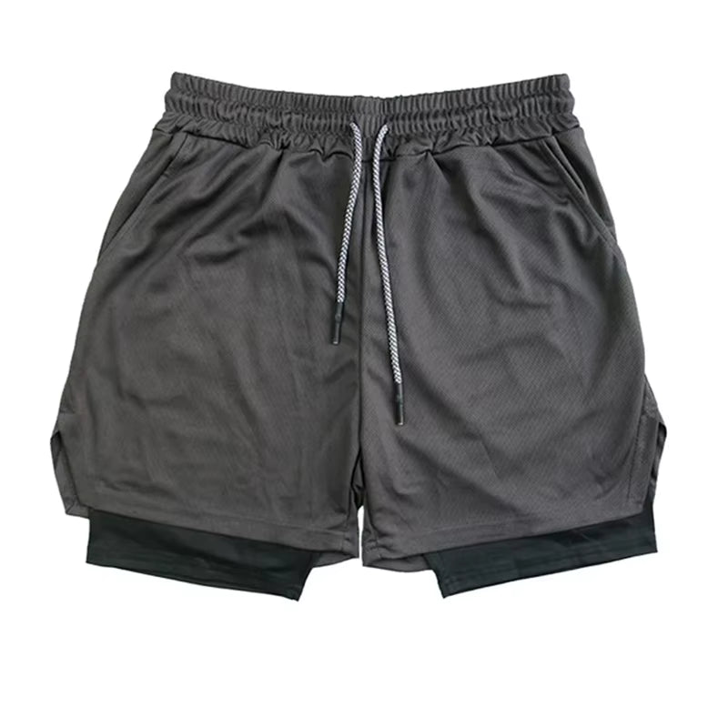 Men'S Multi Pocket Shorts Fitness Shorts Casual Beach Sports Lined Skinny Shorts Everyday Style Mesh Camouflage Running Shorts