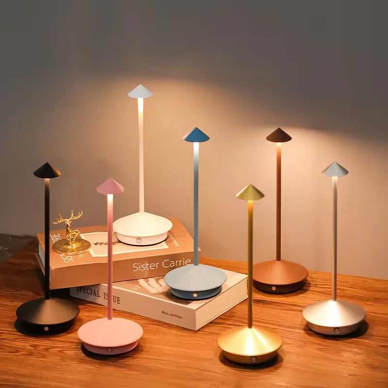 LED Home Decoration Modern Simple Table Lamp Creative Mushroom Night Light Restaurant Table Lamp Bedside Atmosphere Lamp