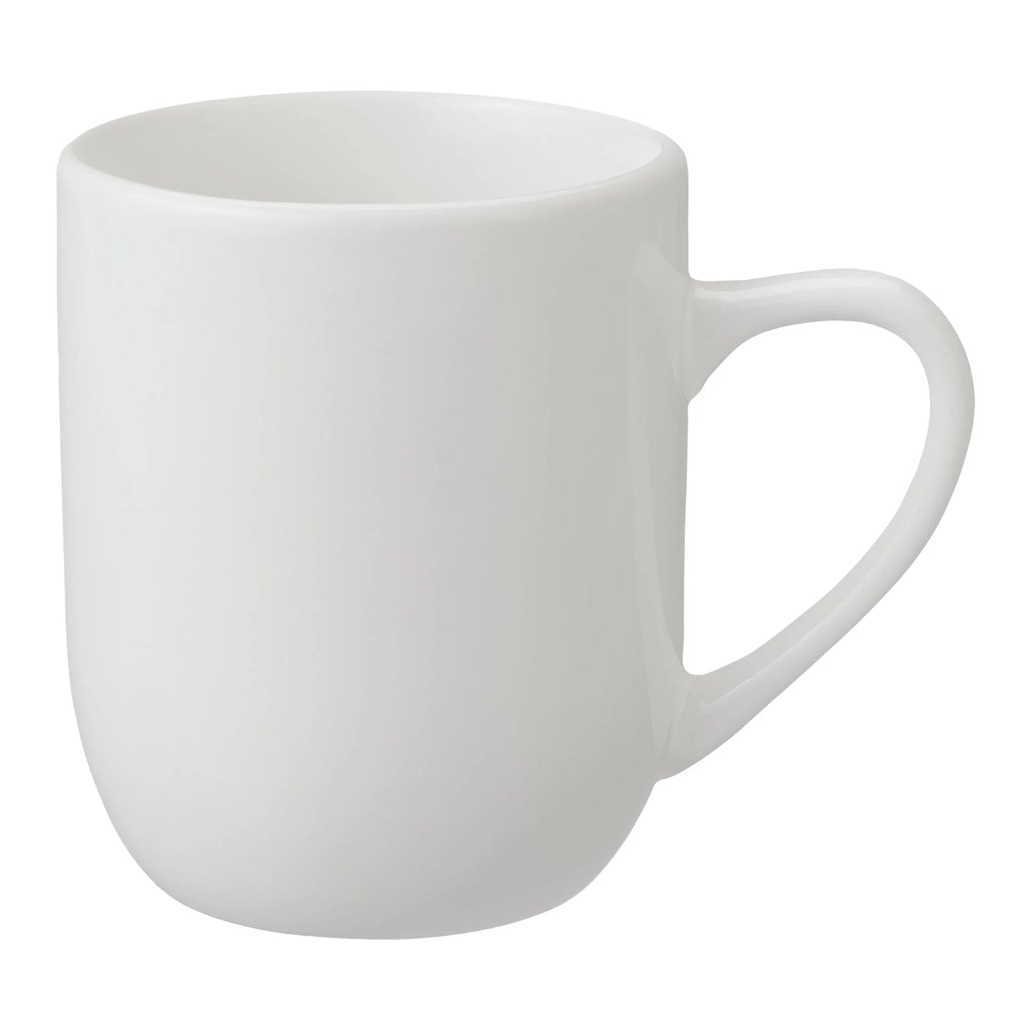 Glazed White Stoneware 12 - Ounces Mug