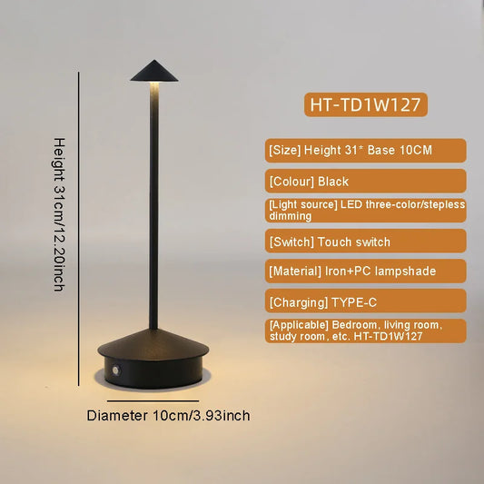 LED Home Decoration Modern Simple Table Lamp Creative Mushroom Night Light Restaurant Table Lamp Bedside Atmosphere Lamp