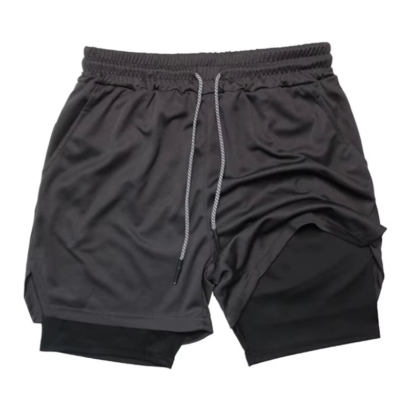 Men'S Multi Pocket Shorts Fitness Shorts Casual Beach Sports Lined Skinny Shorts Everyday Style Mesh Camouflage Running Shorts