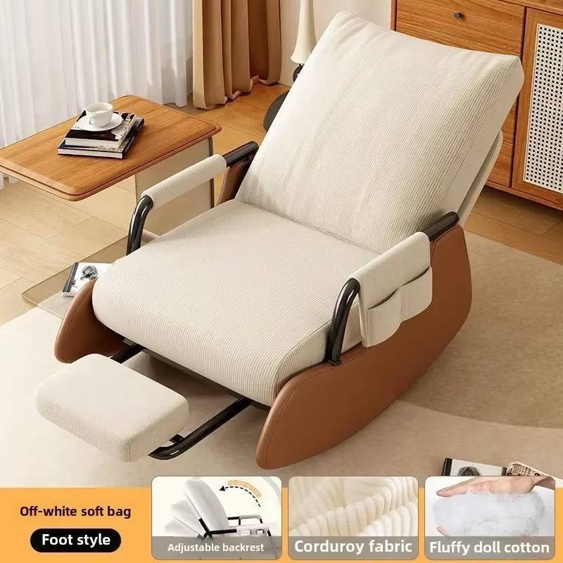 Leisure Chair, Rocking Chair, Lounge Chair, Comfortable Balcony, Lazy Sofa Chair