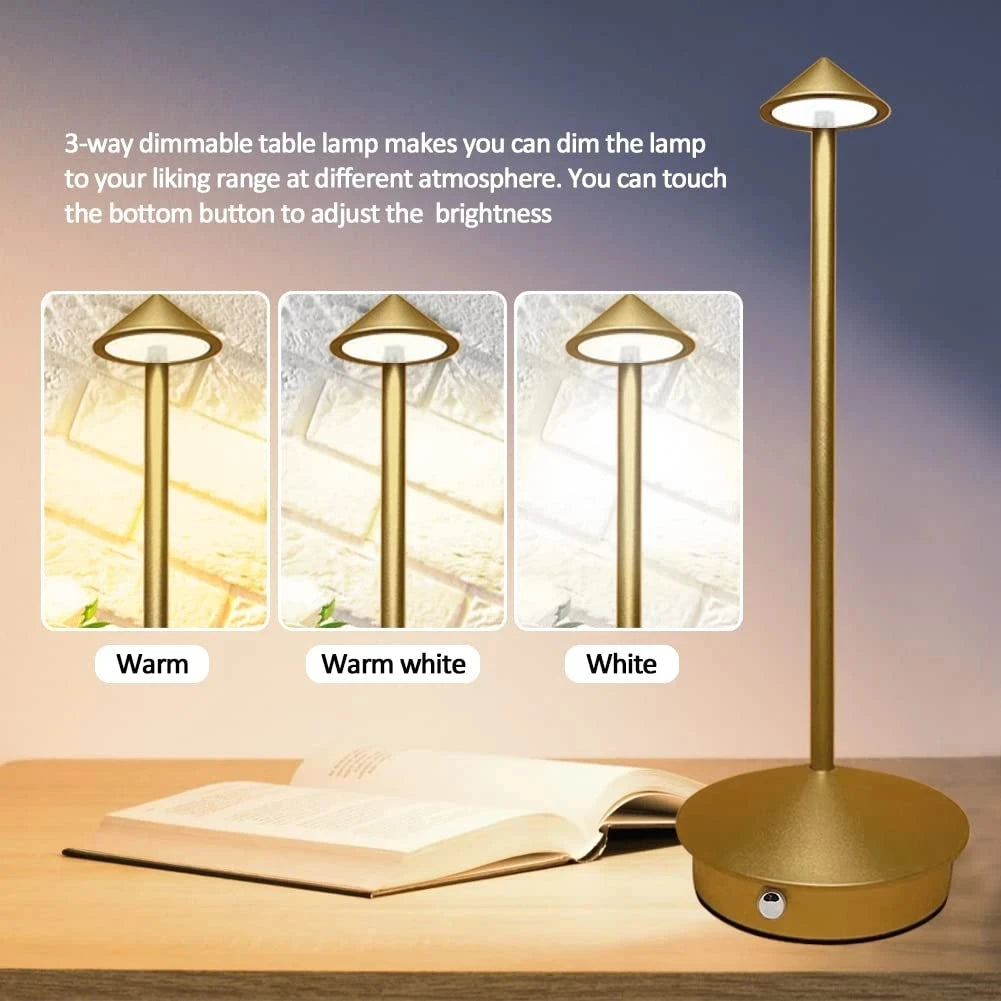 LED Home Decoration Modern Simple Table Lamp Creative Mushroom Night Light Restaurant Table Lamp Bedside Atmosphere Lamp