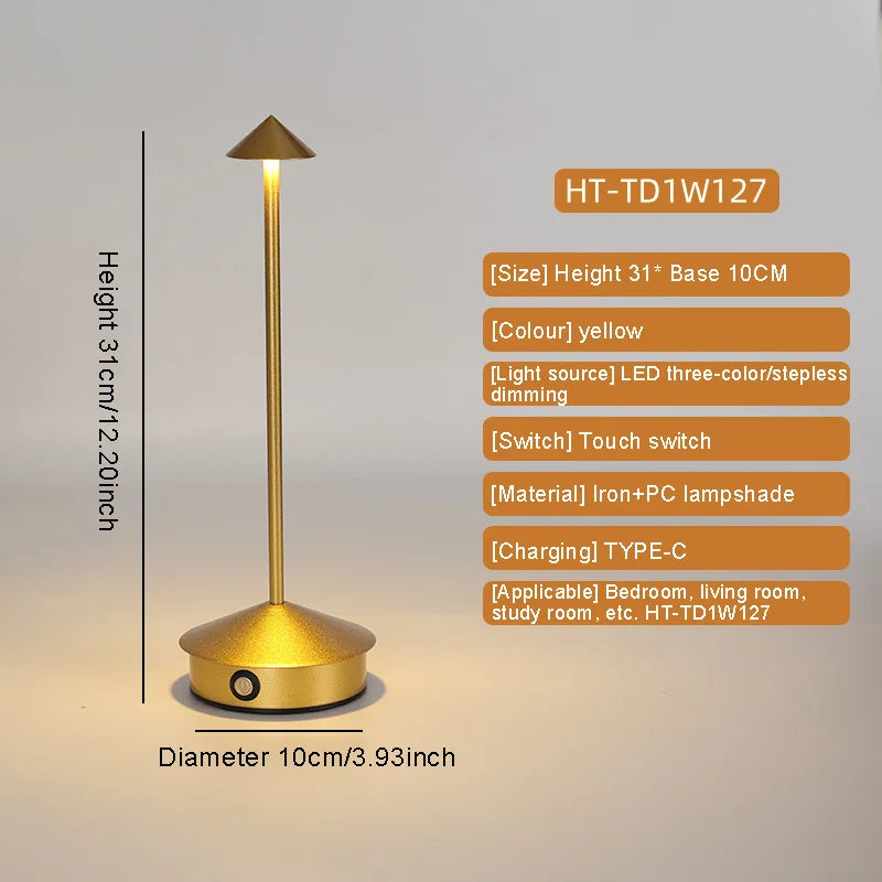 LED Home Decoration Modern Simple Table Lamp Creative Mushroom Night Light Restaurant Table Lamp Bedside Atmosphere Lamp