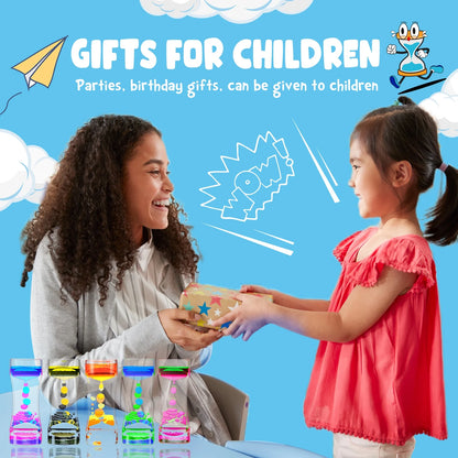 10 Pack Liquid Motion Bubbler Liquid Timers for Kids Sensory Fidget Toys Small Calming Toys Autism Toy