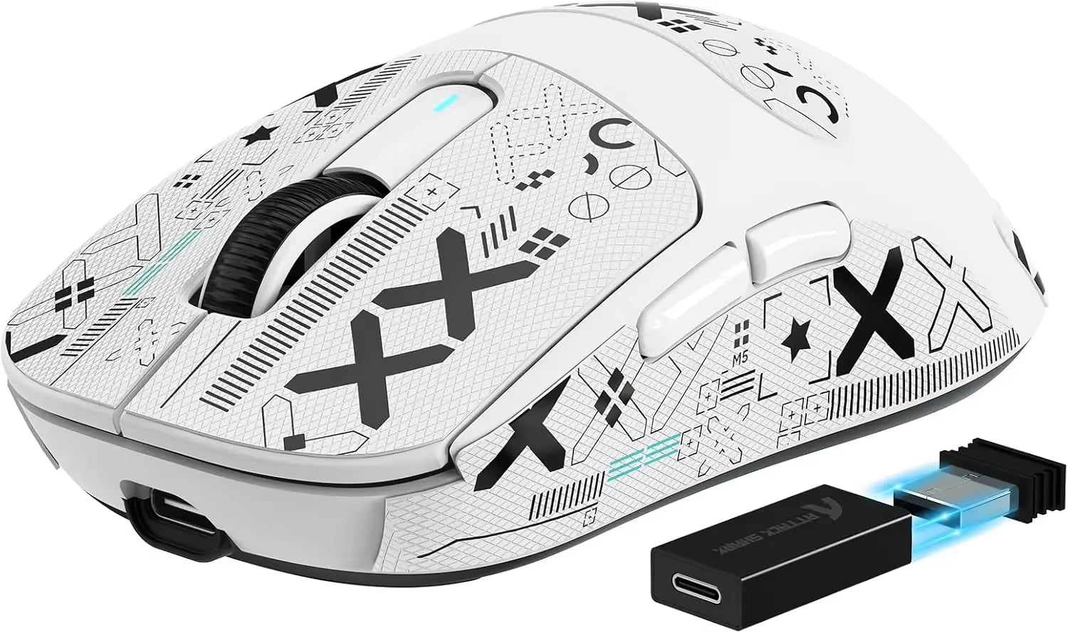 ATTACK SHARK X3PRO 4K/8K Lightweight Wireless Gaming Mouse with Its Own Anti-Slip Mouse PAW3395 26Kdpi Bluetooth Mouse