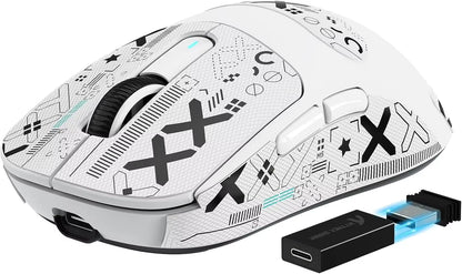 ATTACK SHARK X3PRO 4K/8K Lightweight Wireless Gaming Mouse with Its Own Anti-Slip Mouse PAW3395 26Kdpi Bluetooth Mouse