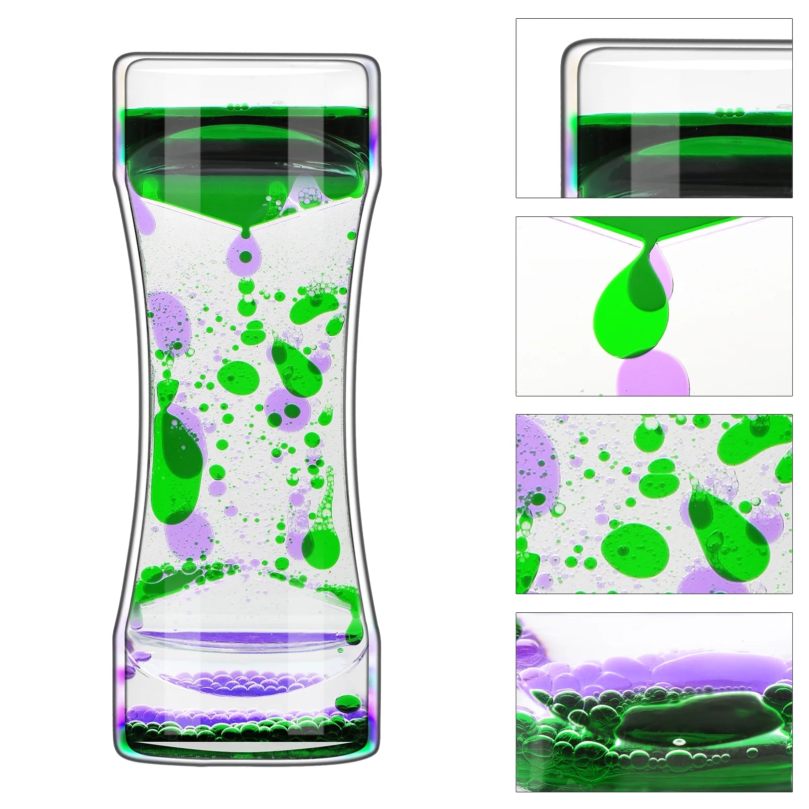 10 Pack Liquid Motion Bubbler Liquid Timers for Kids Sensory Fidget Toys Small Calming Toys Autism Toy