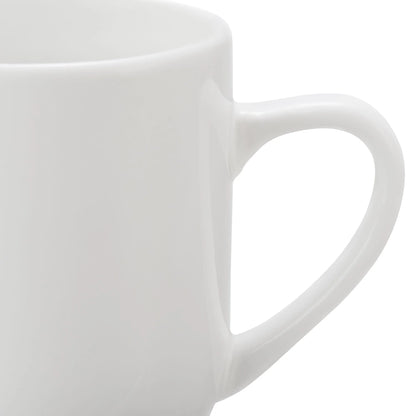 Glazed White Stoneware 12 - Ounces Mug