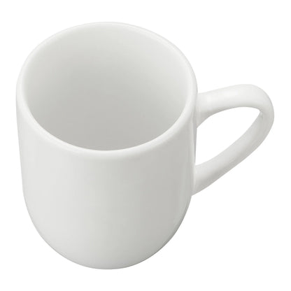 Glazed White Stoneware 12 - Ounces Mug