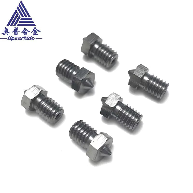 3D V6 Nozzle Solid Carbide 92.5Hra Nozzle 3D Printer 0.4/0.5/0.6Mm Nozzles for 3D Printer
