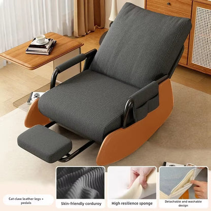 Leisure Chair, Rocking Chair, Lounge Chair, Comfortable Balcony, Lazy Sofa Chair