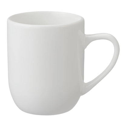 Glazed White Stoneware 12 - Ounces Mug
