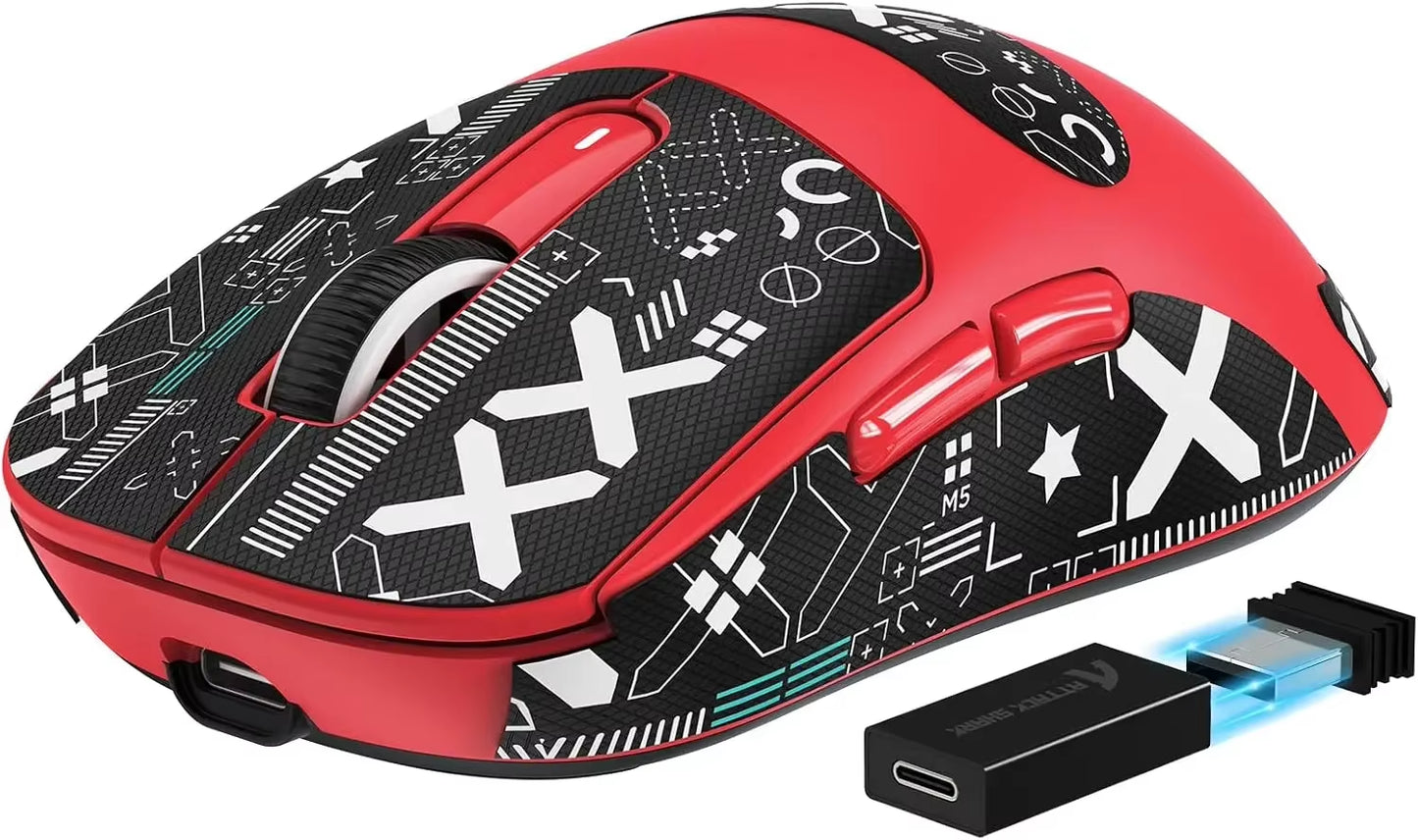 ATTACK SHARK X3PRO 4K/8K Lightweight Wireless Gaming Mouse with Its Own Anti-Slip Mouse PAW3395 26Kdpi Bluetooth Mouse