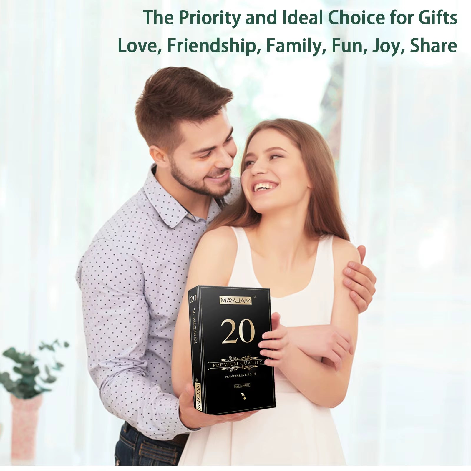 20PCS Essential Oils Set for Diffuser Home Care Making Scents Candle Peppermint Sweet Orange Rose Bergamot Valentine Gift