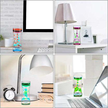 10 Pack Liquid Motion Bubbler Liquid Timers for Kids Sensory Fidget Toys Small Calming Toys Autism Toy